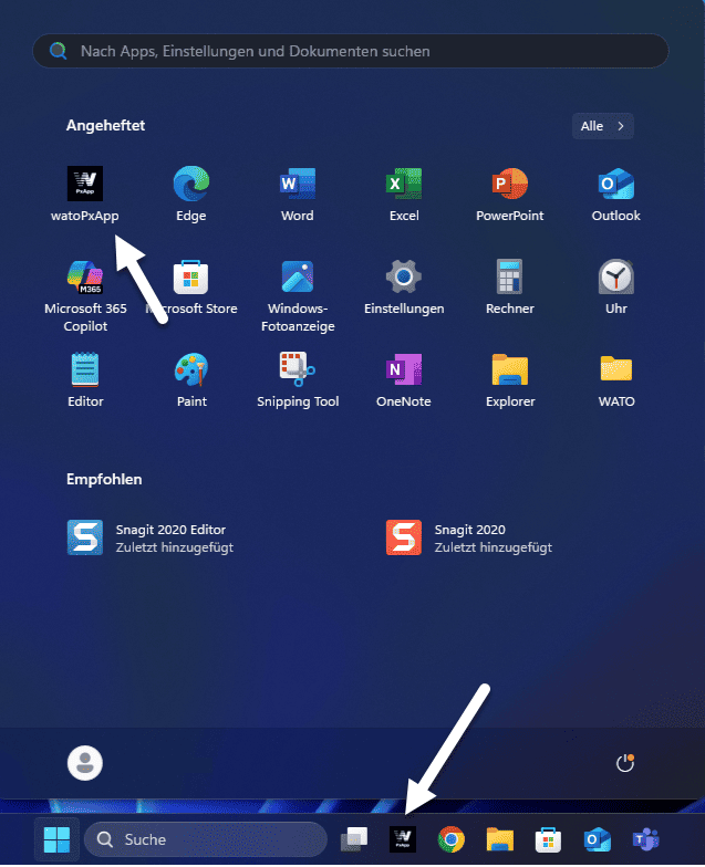 Installation unter Windows